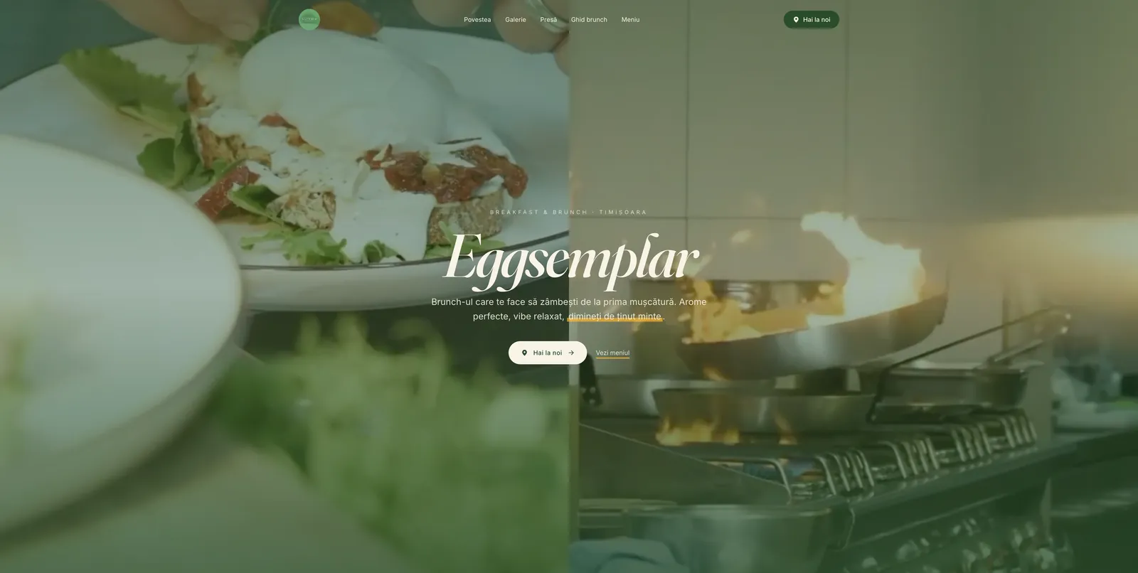 Screenshot of the Eggsemplar website